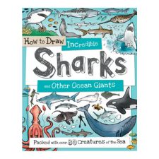 libro de dibujos de tiburones